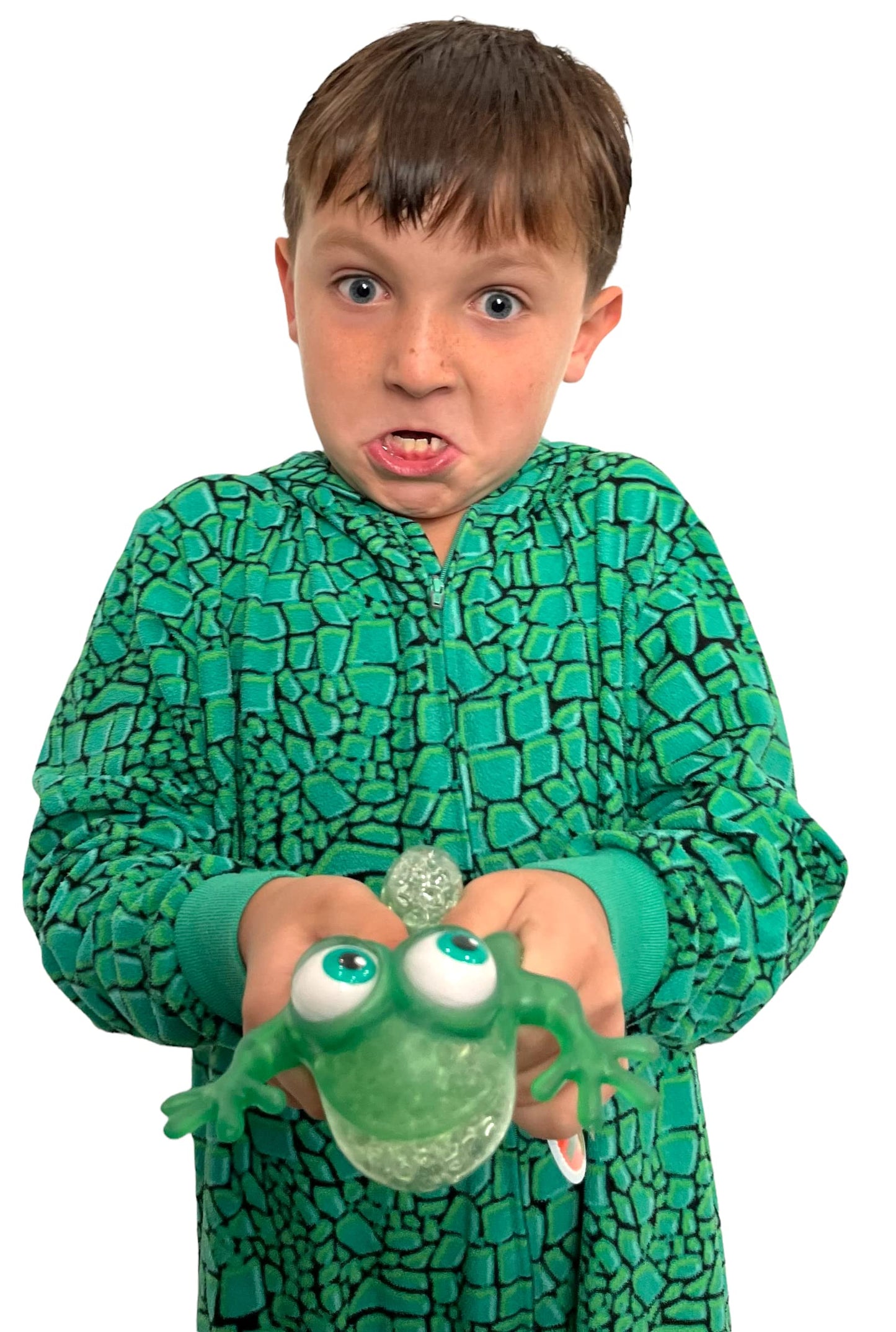 WARM FUZZY Toys (1) Floating Eye Animal Squishy Frog | Funny Sensory Fidget Great for Party Favor, Prize Box, PTA Carnival or School Fundraisers
