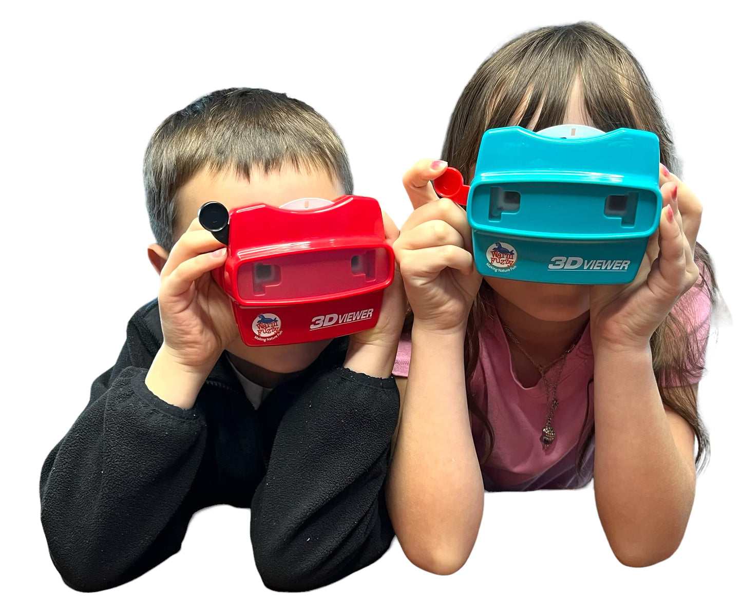 WARM FUZZY Toys 3D Viewer (Big Cats) T-214BC - Perfect for at Home or in The Classroom. Images of Lions, Tigers, Cheetahs, Leopards and More on 3 Photo Discs!