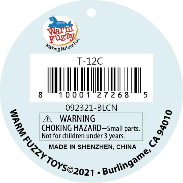 WARM FUZZY Toys (1) Floating Eye Animal Squishy Crab | Funny Sensory Fidget Great for Party Favor, Prize Box, PTA Carnival or School Fundraisers