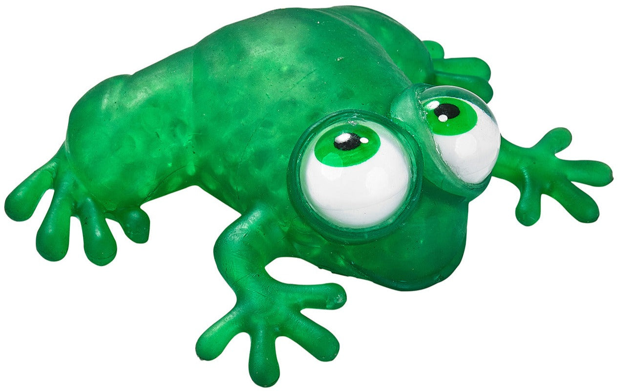WARM FUZZY Toys (1) Floating Eye Animal Squishy Frog | Funny Sensory Fidget Great for Party Favor, Prize Box, PTA Carnival or School Fundraisers