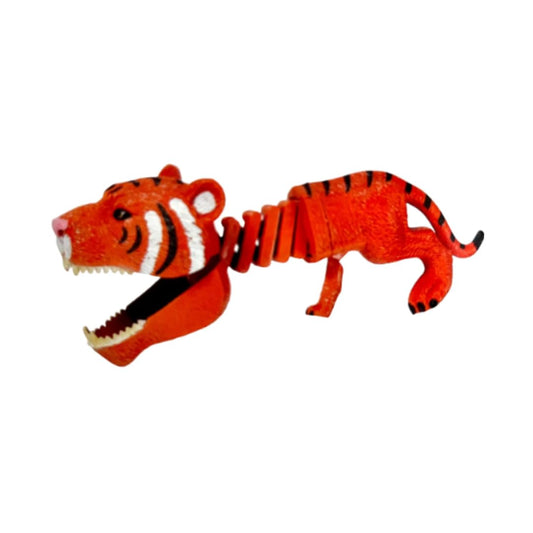 WARM FUZZY Toys 10” Tiger Grabber Toy - Tiger Toy Hand Grabber for Kids - Durable Plastic Animal Grabber - Prizes for Birthday Gifts, Goodie Bags, Prize Box Animal Party Favors & PTA Carnival