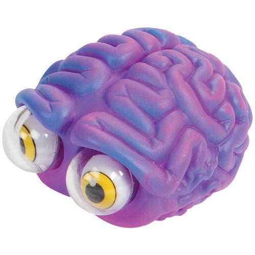 Warm Fuzzy Toys Poppin' Peeper Brain Fidget Toy, 3 Inches