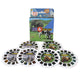 Warm Fuzzy Farm and Zoo Viewfinder Reels - Kids & Adults, Classic Toys, 3D Slide Reel, Retro Toys, 6 Slides with 42 HD 3D Images