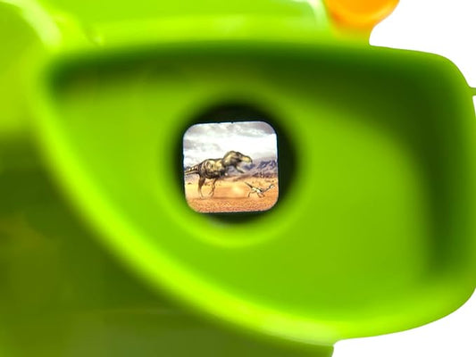 Warm Fuzzy 3D Viewfinder (Dinosaur) - Kids & Adults, Slide Viewer, 3D Reel Viewer, Retro & Vintage Toys with 3 Reels - 21 High Definition 3D Images