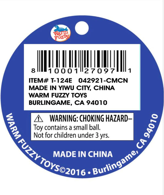 WARM FUZZY Toys Rainbow Bead Buddies Squishy Elephant Toy | Stress Relief Toy Suitable for Autism & ADHD | Funny Sensory Fidget Great for Home, Classroom, Birthday Party Favors