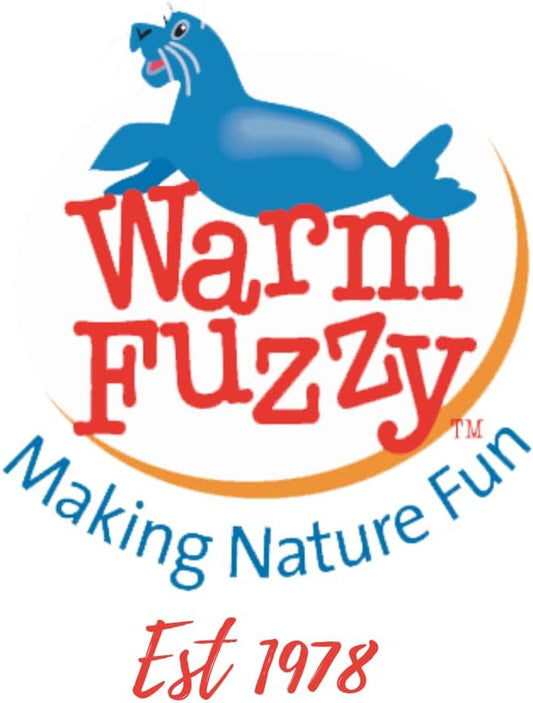 WARM FUZZY Toys Magnetic Fishing Game - Exciting & Engaging Toy for Kids of All Ages - Boost Fine Motor Skills, Hand-Eye Coordination, and Learning - (5 Fish, 1 Net, & Magnetic Fishing Pole Included)