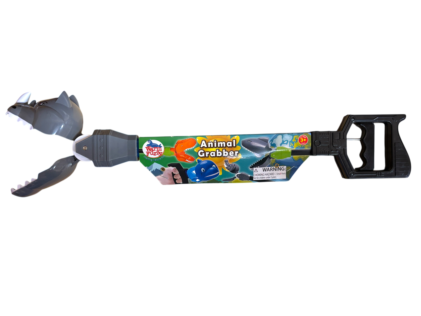 WARM FUZZY Toys 21” Rhino Grabber Toy - Durable Plastic Hand Grabber for Kids - Perfect for Birthday Gifts, Goodie Bags, Prize Boxes, Animal Party Favors, and PTA Carnivals (Copy)
