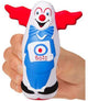 WARM FUZZY Toys Bozo The Clown Foam Squeeze Stress Toy | Fun Stress Relief Toy 4.75 Inch Colorful Bozo Foam Toy | Hand Exercise Squishy Relief Toys for Anxiety ADHD, Home, Office or in The Classroom