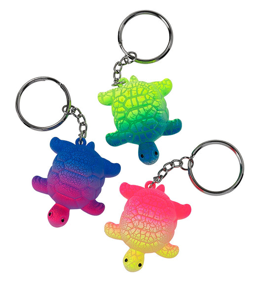 NEON SEA TURTLE KEYCHAIN (12/960)
