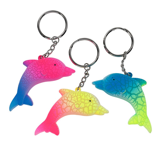 NEON DOLPHIN KEYCHAIN (12/960)