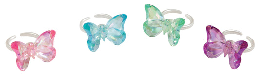 CRYSTAL CUT RING-B'FLY (48/1152)