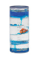 WARM FUZZY Toys (1) Clownfish Spiral Timer - 3 Minutes Liquid Motion Bubbler Timer for Kids - Bubble Drop Hourglass - Fidget Sensory Toys for Prize Box, PTA, Stocking Stuffers