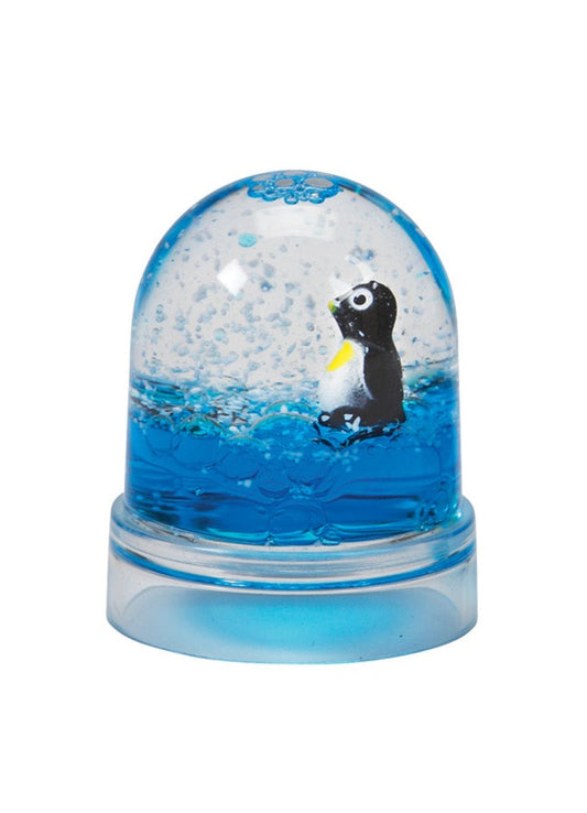 WARM FUZZY Toys (1) Penguin Snow Globe - Liquid Snow Dome with Penguin Figurine - Plastic Snow Globe - Collectible Novelty Ornament for Home Decor, Birthdays,Christmas, and Granddaughter Gifts