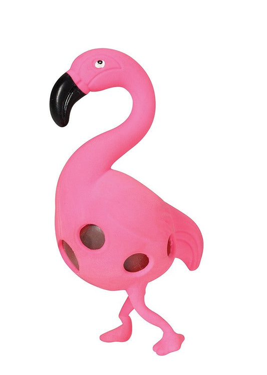 WARM FUZZY Toys Rainbow Bead Buddies Squishy Flamingo Bird Toy | Stress Relief Toy Suitable for Autism & ADHD | Funny Sensory Fidget Great for Home, Classroom, Birthday Party Favors
