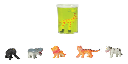 WARM FUZZY Toys Full Case (12) Zoo Putty| Zoo Animals Fidgeting Toys for Children| 4 Different Assorted Zoo Included for Party Favor, Prize Box, PTA Carnival or School Fundraisers