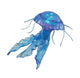 WARM FUZZY Toys (1) Light Up Squishy Bead Jellyfish | Flashing Squeezing Stress Relief Toys Filled with Water Beads, Calming Sensory Toys for Autism, ADHD, Fun Party Favors for Kids