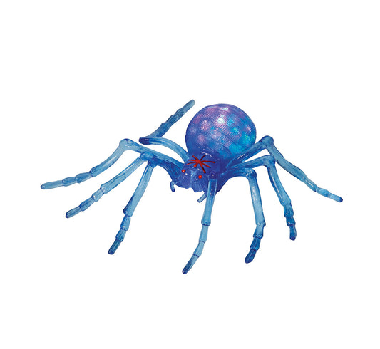 WARM FUZZY Toys (1) Light Up Squishy Bead Spider | Flashing Squeezing Stress Relief Toys Filled with Water Beads, Calming Sensory Toys for Autism, ADHD, Fun Party Favors for Kids