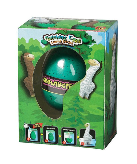 WARM FUZZY Toys Llama Eggs (1) - 2.5inch Hatching Water Growing Llama Eggs - Toy Surprise Eggs - Hatchimal Eggs - Llama Eggs That Hatch in Water for Kids Party Favor Toy, Bath Toy, Easter Egg