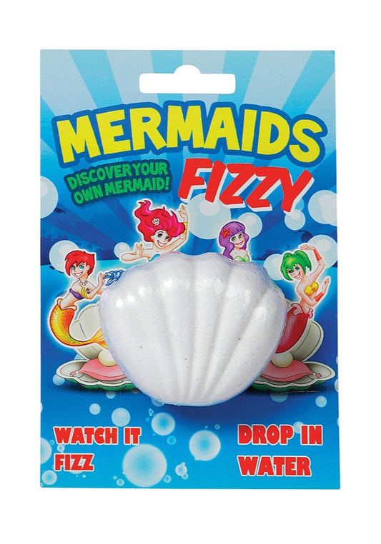 WARM FUZZY Toys (1) Mermaid Fizzy Egg Magic Toy - Bath Tub Toy with a Surprise Toy Mermaid Inside - Bathtub Magic Toy for Party Favor, Prize Box, PTA Carnival or School Fundraisers