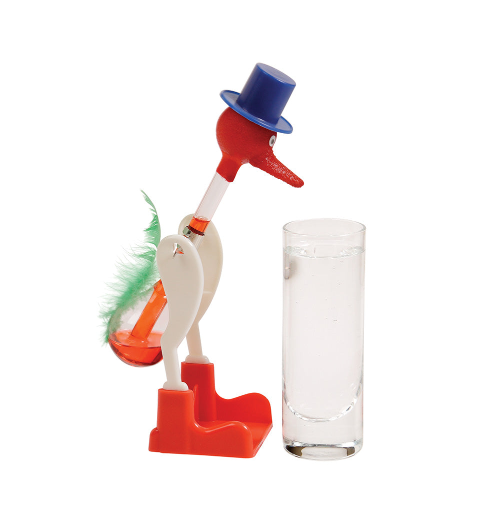 Drippy Bird The Original Drinking Bird – Warm Fuzzy Toys